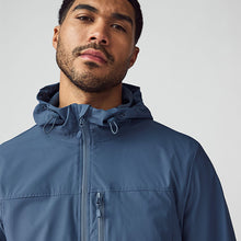 Load image into Gallery viewer, Blue Shower Resistant Anorak Jacket