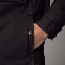 Load image into Gallery viewer, Black Zip Through Funnel Jacket