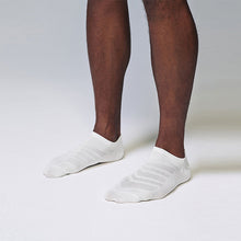 Load image into Gallery viewer, White Active Low Rise Trainers Socks 5 Pack