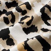 Load image into Gallery viewer, Cream Leopard Short Sleeve Pyjamas