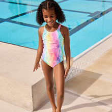 Load image into Gallery viewer, Multi Animal Double Strap Swimsuit (3-12yrs)