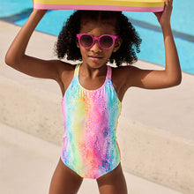 Load image into Gallery viewer, Multi Animal Double Strap Swimsuit (3-12yrs)