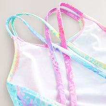 Load image into Gallery viewer, Multi Animal Double Strap Swimsuit (3-12yrs)