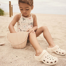Load image into Gallery viewer, Neutral White Standard Fit (F) Clogs Sandals