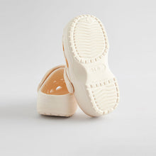 Load image into Gallery viewer, Neutral White Standard Fit (F) Clogs Sandals