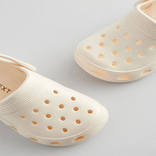 Load image into Gallery viewer, Neutral White Standard Fit (F) Clogs Sandals