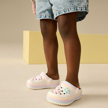 Load image into Gallery viewer, White Daisy Light Up Clogs