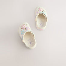 Load image into Gallery viewer, White Daisy Light Up Clogs