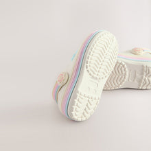 Load image into Gallery viewer, White Daisy Light Up Clogs