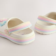 Load image into Gallery viewer, White Daisy Light Up Clogs