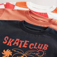 Load image into Gallery viewer, Mid Orange Short Sleeve T-Shirts 3 Pack (3mths-6yrs)