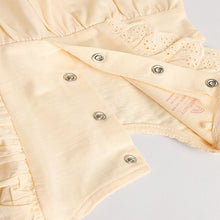 Load image into Gallery viewer, Tonal Pink Broderie 3 Pack Baby Rompers