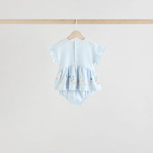 Load image into Gallery viewer, Pink Fairy Mouse 3 Pack Skirted Baby Rompers