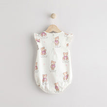 Load image into Gallery viewer, White I Love My Mummy Baby Bloomer Romper
