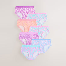 Load image into Gallery viewer, Lilac/Teal Hipsters Briefs 7 Pack (2-12yrs)