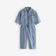 Load image into Gallery viewer, Blue Stripe Boilersuit (3-12yrs)