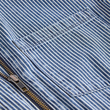Load image into Gallery viewer, Blue Stripe Boilersuit (3-12yrs)