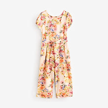 Load image into Gallery viewer, Cream Floral Printed Jumpsuit (3-12yrs)