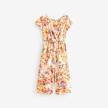 Load image into Gallery viewer, Cream Floral Printed Jumpsuit (3-12yrs)
