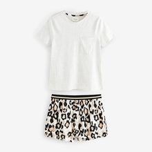 Load image into Gallery viewer, Leopard Short Set Pyjamas
