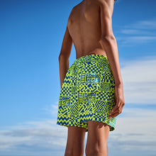 Load image into Gallery viewer, Yellow Printed Swim Shorts (3-12yrs)