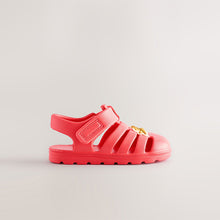Load image into Gallery viewer, Red Fruit/Sun Eva Fisherman Sandals