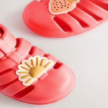 Load image into Gallery viewer, Red Fruit/Sun Eva Fisherman Sandals