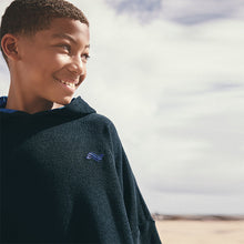 Load image into Gallery viewer, Dark Navy Poncho Towel