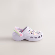 Load image into Gallery viewer, Purple Character Clogs