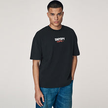 Load image into Gallery viewer, Black Licence Snoopy T-Shirt