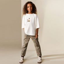 Load image into Gallery viewer, Ecru Cupcake Beaded T-Shirt (3-12yrs)