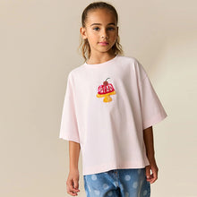 Load image into Gallery viewer, Pink Jelly Beaded T-Shirt (3-12yrs)