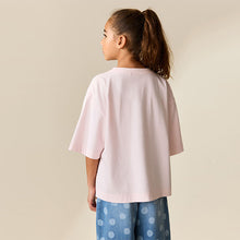 Load image into Gallery viewer, Pink Jelly Beaded T-Shirt (3-12yrs)