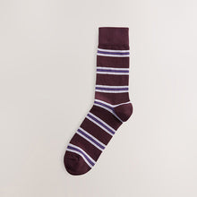 Load image into Gallery viewer, Blue/Green/Orange Pattern Socks 5 Pack