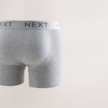 Load image into Gallery viewer, Blue/Grey/Black 5 Pack Cotton Rich Trunk Boxers
