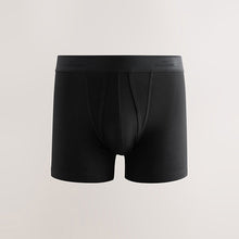 Load image into Gallery viewer, Black Modal 4 pack Supima Cotton Signature A-Front Boxers