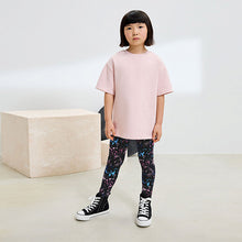 Load image into Gallery viewer, Black Splat Leggings (3-12yrs)