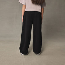 Load image into Gallery viewer, Black Wide Leg Joggers (3-12yrs)
