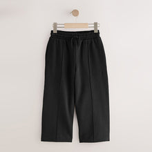 Load image into Gallery viewer, Black Wide Leg Joggers (3-12yrs)
