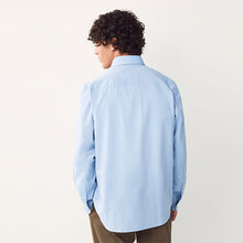 Load image into Gallery viewer, Light Blue Regular Fit Button Down Easy Iron Oxford Shirt