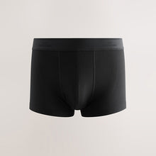 Load image into Gallery viewer, Black 4 pack Signature Hipster Cotton Rich Boxers