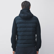 Load image into Gallery viewer, Navy Blue Hybrid Quilted Jacket