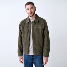 Load image into Gallery viewer, Brown Corduroy Borg Lined Jacket