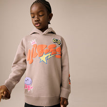 Load image into Gallery viewer, Stone Vibes Older Boys Graphic Print Hoodie (3-12yrs)