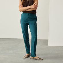 Load image into Gallery viewer, Teal Slim Tailored Trousers
