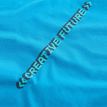 Load image into Gallery viewer, Cobalt Blue Pixel Smile Relaxed Fit Short Sleeve Graphic T-Shirt (3-12yrs)