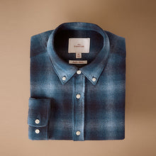 Load image into Gallery viewer, Blue Signature Long Sleeve Check Shirt