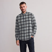 Load image into Gallery viewer, Grey Check Signature Long Sleeve Check Shirt