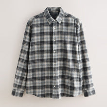 Load image into Gallery viewer, Grey Check Signature Long Sleeve Check Shirt