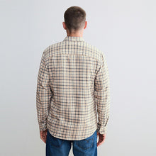Load image into Gallery viewer, Ecru Signature Long Sleeve Check Shirt